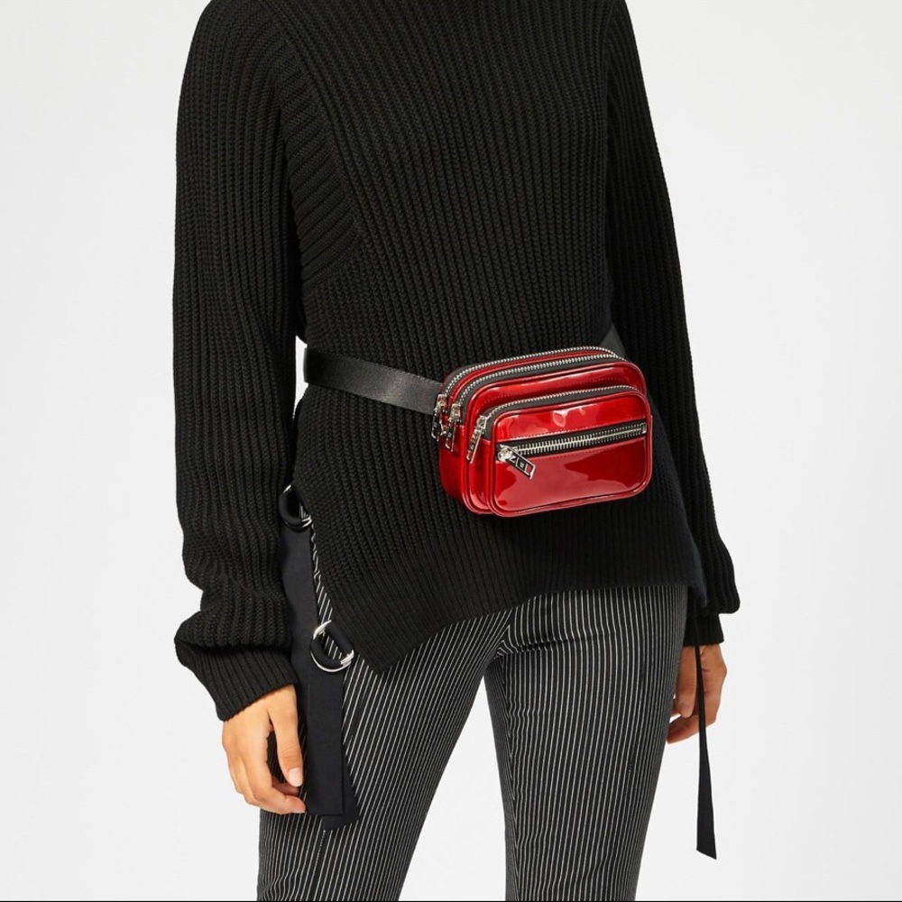 Alexander Wang Attica crossbody bag in patent red